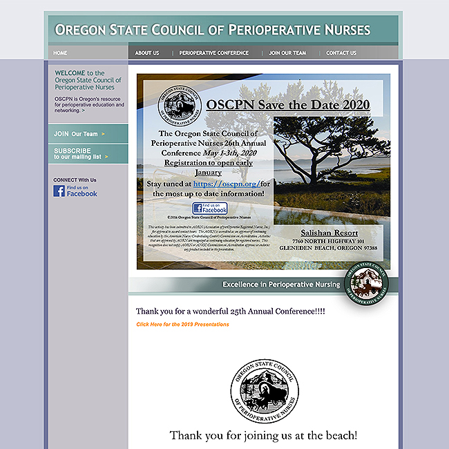 Oregon State Council of Perioperative Nurses