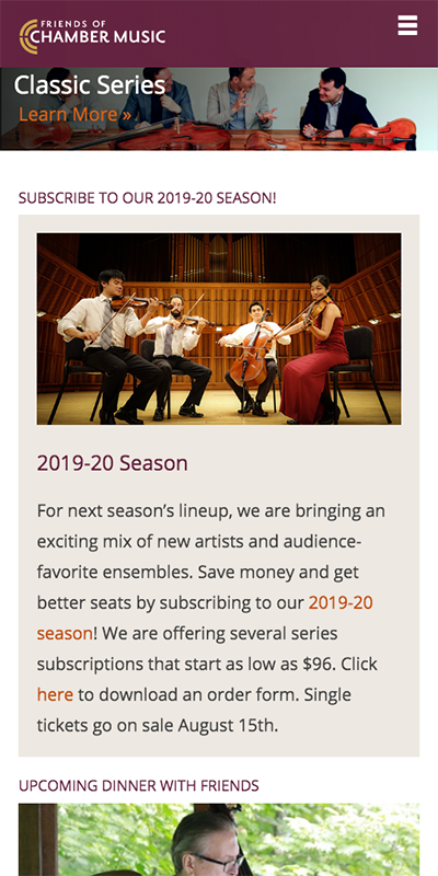 Friends of Chamber Music