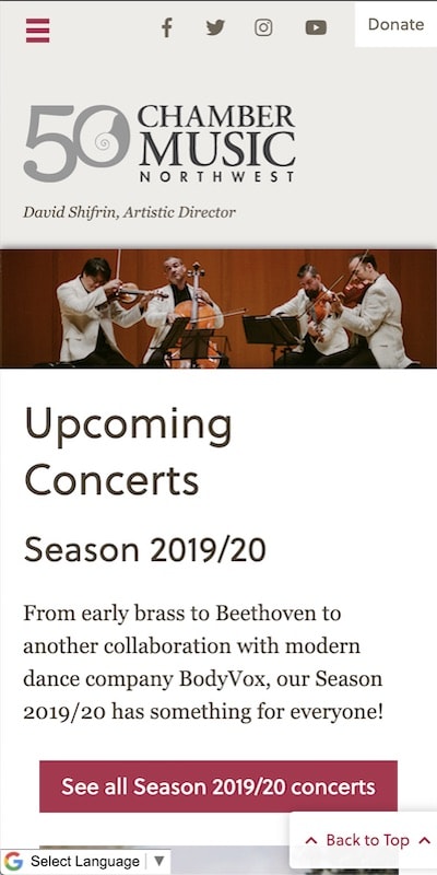 Chamber Music Northwest