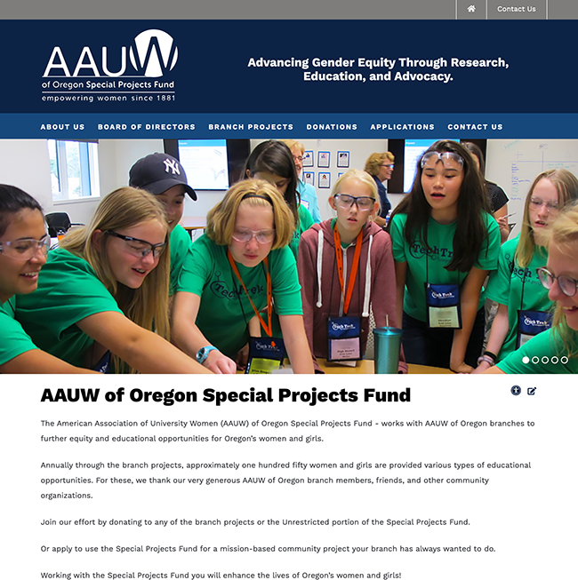AAUW Oregon Special Projects Fund