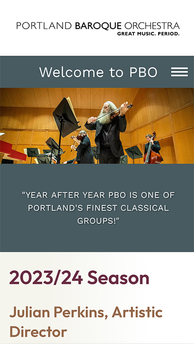 Portland Baroque Orchestra