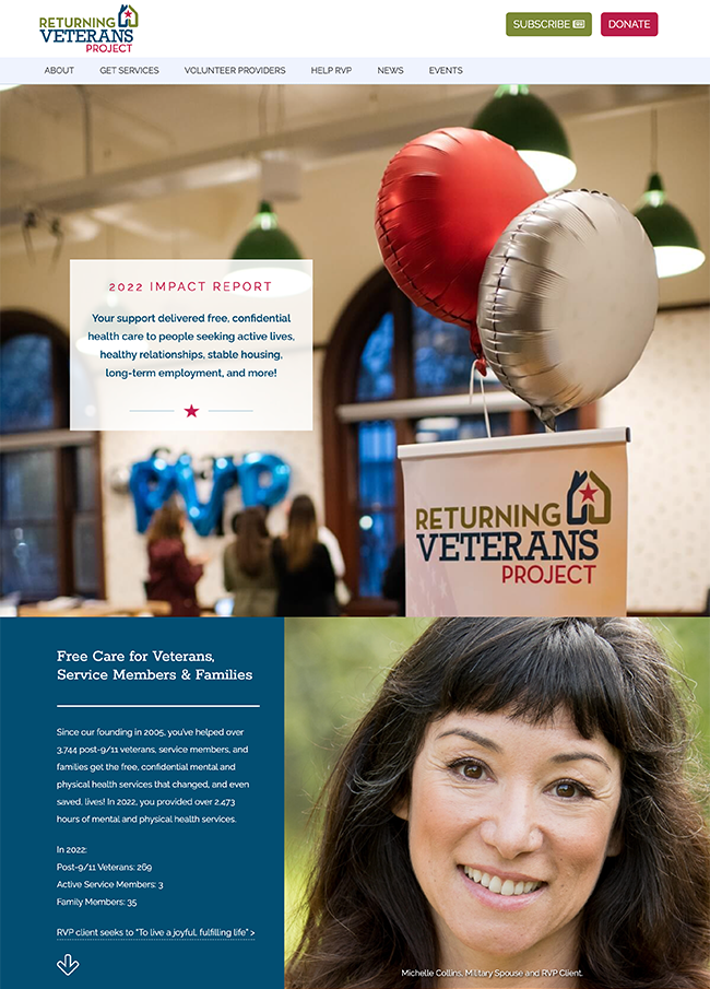 Returning Veterans Project Impact Report
