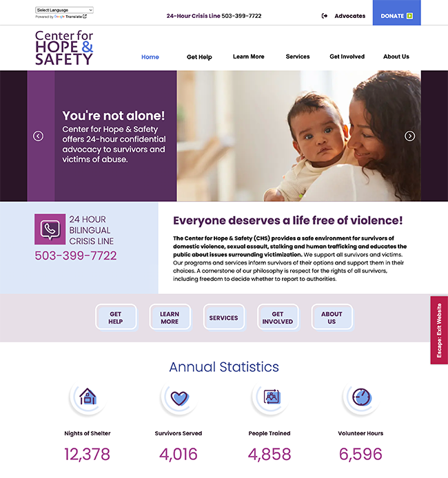 Center for Hope & Safety