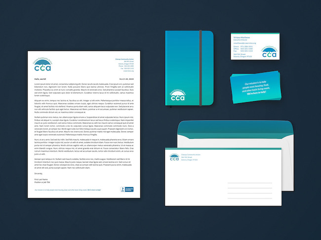 Clatsop Community Action (CCA) Brand Identity