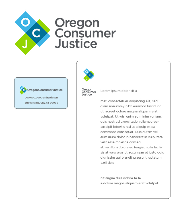 Oregon Consumer Justice Branding