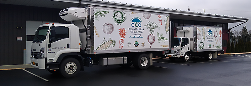 CCA Food Bank Trucks